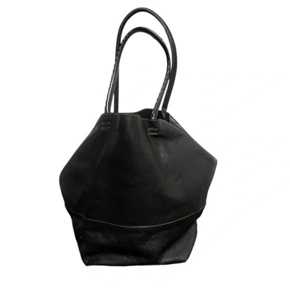 J. Jill | Bags | Jjill Slouchy Shoulder Hobo Black Leather